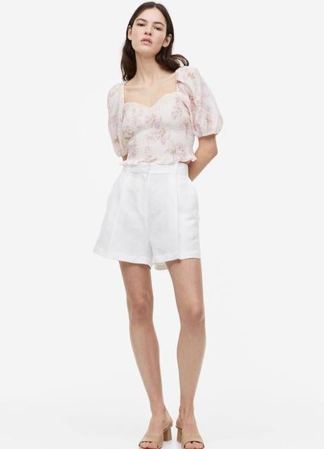 Imagen - Bermudas de lino con pinzas