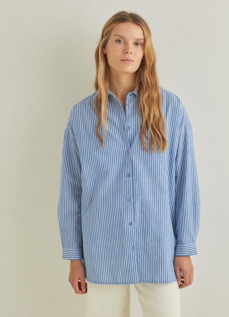 Imagen - Camisa azul de rayas de Yerse, 78,99 euros.