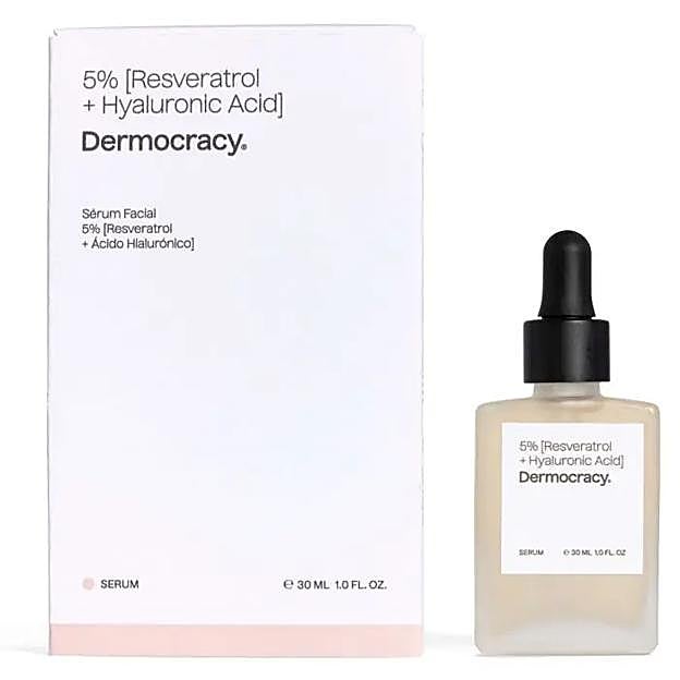 Serum 5% Resveratrol + Ácido Hialurónico de Dermocracy.