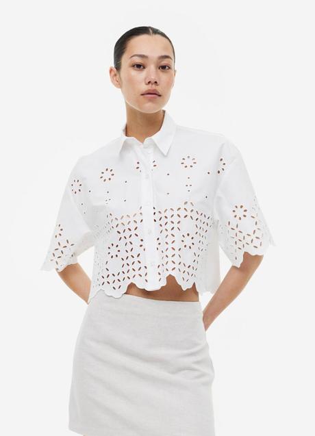 Imagen - Camisa bordada de manga corta