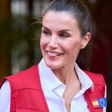 Imagen secundaria 1 - Las primeras imágenes de Letizia en Colombia.