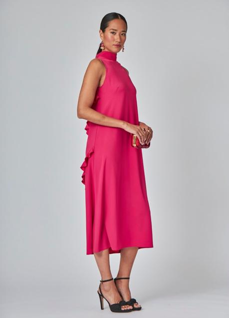Imagen - Vestido fucsia de Coosy. Foto: Coosy.