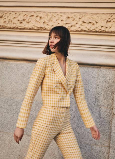 Imagen - Pantalón de vichy amarillo