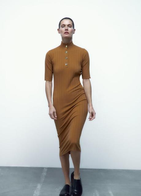 Imagen - El vestido de canalé de Zara.