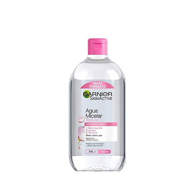 Skin Active Agua Micelar Clásica de Garnier. Precio: 8,37 euros