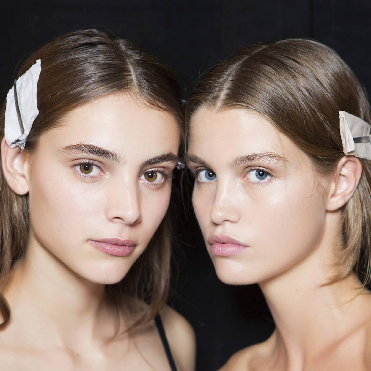 Modelos con piel desmaquillada y limpia