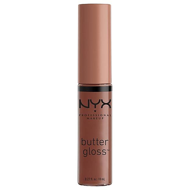 Brillo de labios en marrón Butter Gloss NYX Professional Makeup.
