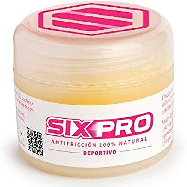 Crema para rozaduras Antifricción 100% Natural de Six Pro. Precio: 19,85 euros