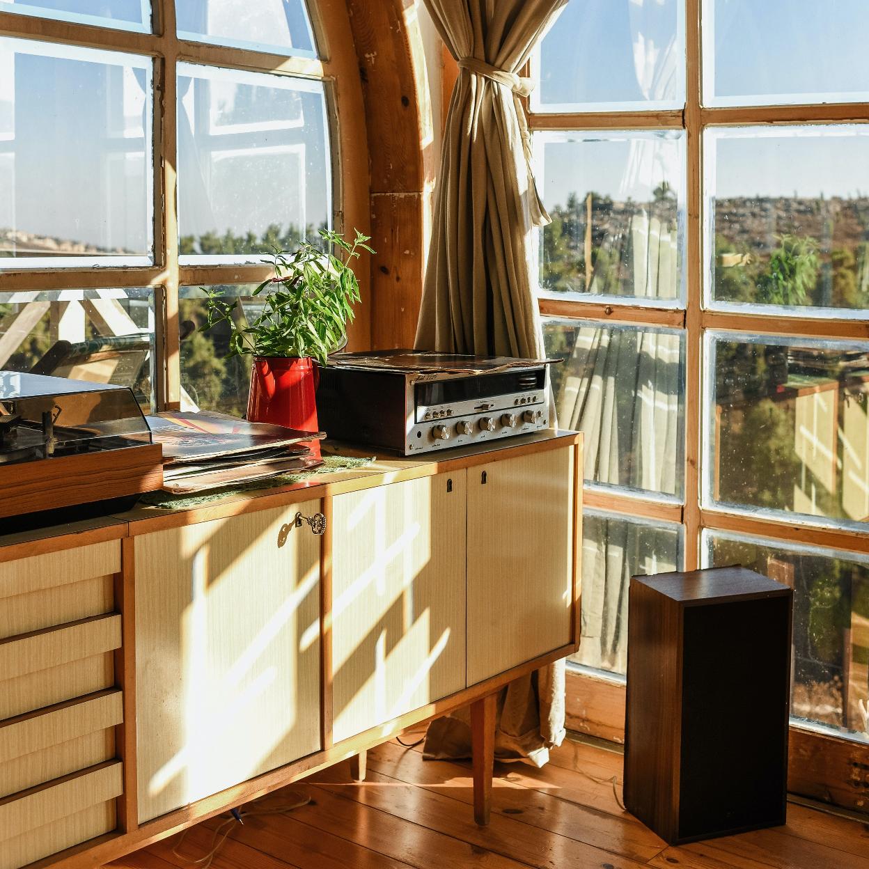 Salón luminoso veraniego