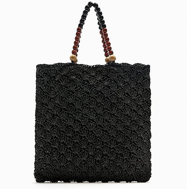 El bolso negro de Zara.