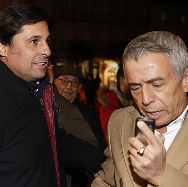 El Turronero en una imagen junto a Fran Rivera. 