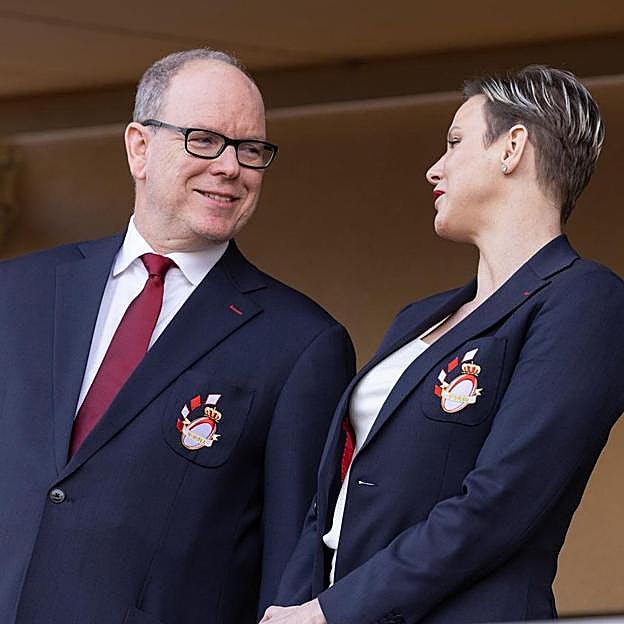 «Feliz aniversario de bodas a Sus Altezas el Príncipe Alberto y la Princesa Charlene». Fotografía publicada en las redes del principado para felicitar a los príncipes. 