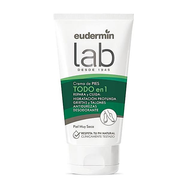 Crema de Pies Todo en 1 de Eudermin. Precio: 2,25 euros