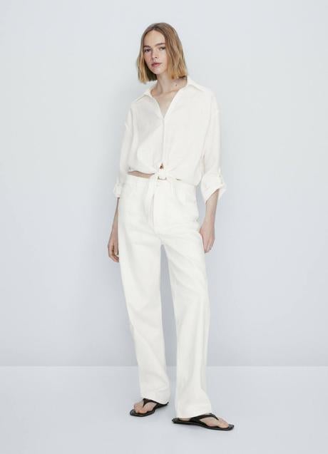 Imagen - Camisa de lino anudada