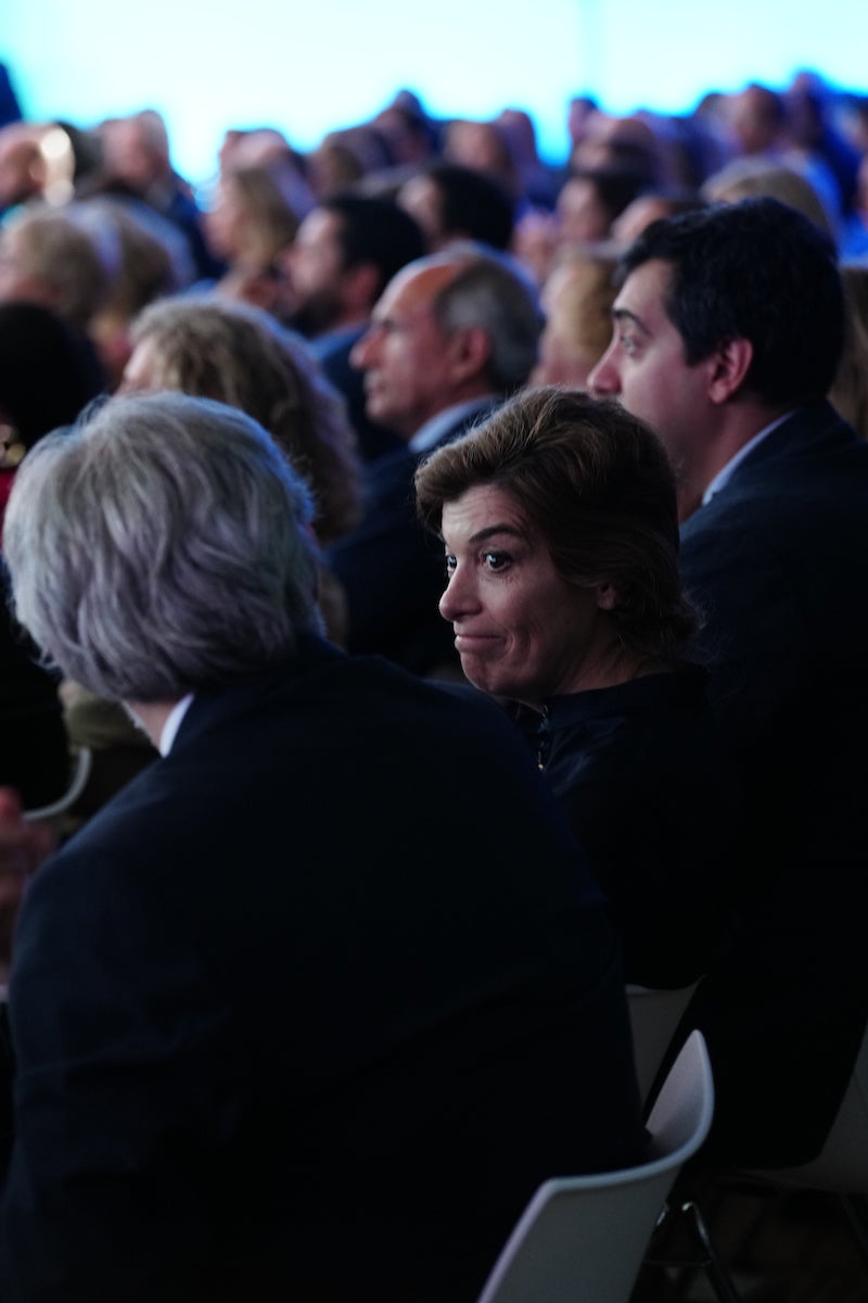 Imagen - Xandra Falcó entre los asistentes a la entrega de los Premios Princesa de Girona 2023.