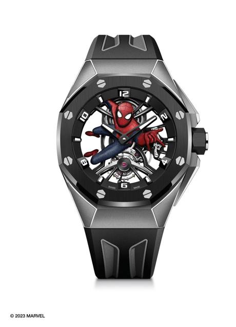 Imagen - Royal Oak Concept Tourbillon de Audemars Piguet con motivo Spider-Man.