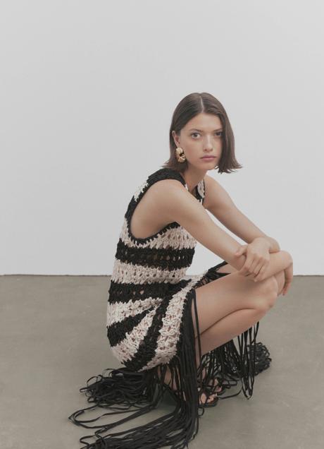 Imagen - Vestido de rayas de Massimo Dutti (129 euros)