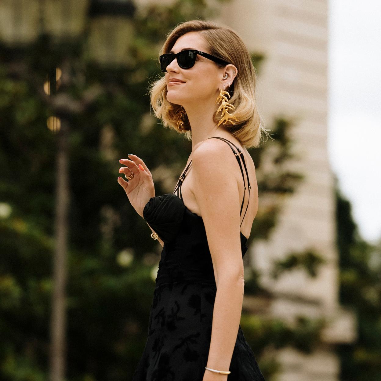 Chiara Ferragni con corte bob.