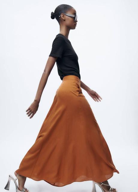 Imagen - Falda larga de lino