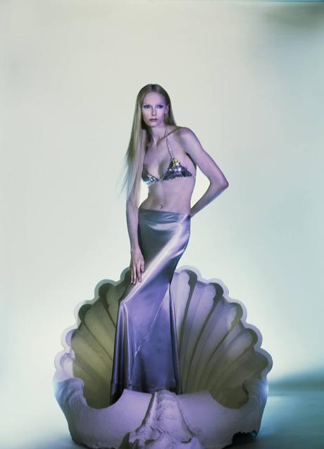 Imagen - Falda larga satinada