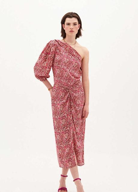 Imagen - Falda estampada drapeada de Hoss Intropia, 59 euros.