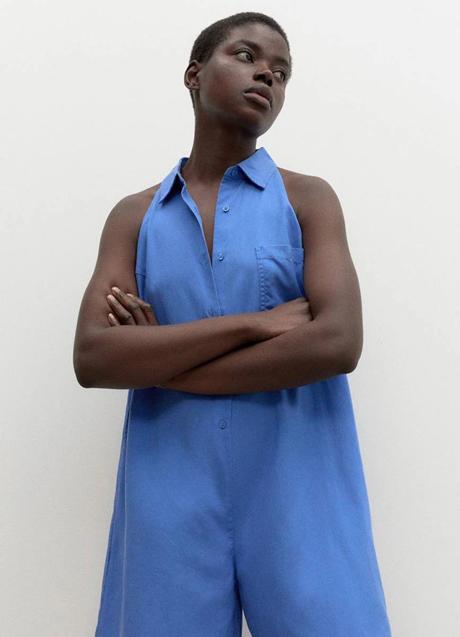 Imagen - Mono corto amplio con cuello polo