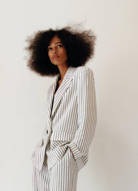 Imagen - Blazer relajada con estampado a rayas