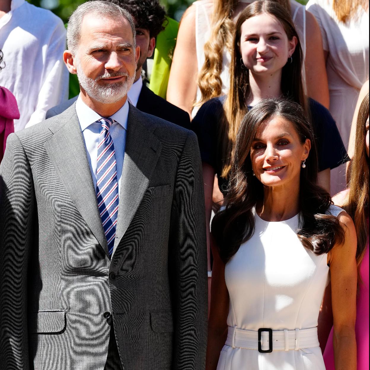 El rey FElipe VI y la reina Letizia, en Madrid.