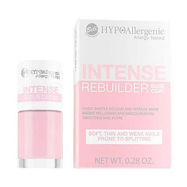 Intense Rebuilder Base Coat de Bell Hypallergenic. Precio: 6,99 euros