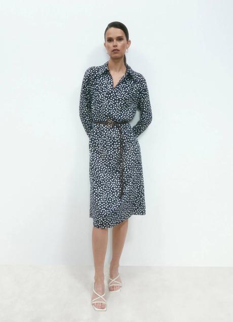 Imagen - Vestido camisero de lunares