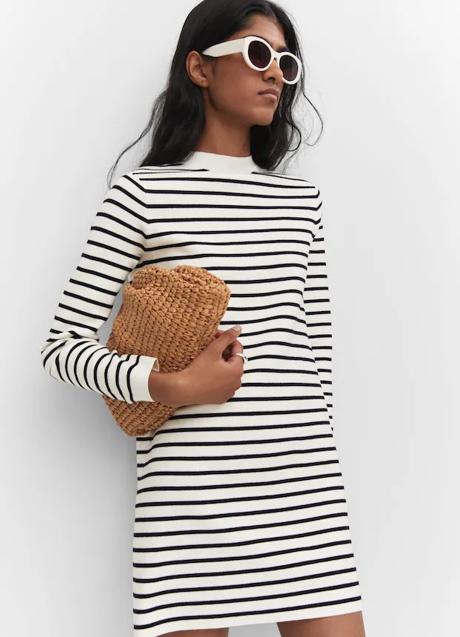 Imagen - Vestido con estampado de rayas de Mango (35,99 euros)