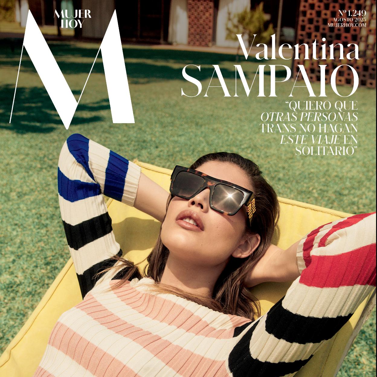 Valentina Sampaio, protagonista de la portada del mes de agosto de 2023 de Mujerhoy.