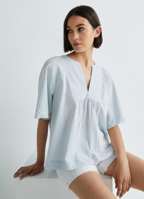 Imagen - Blusa de rayas de manga corta de Esprit, 27,99 euros.