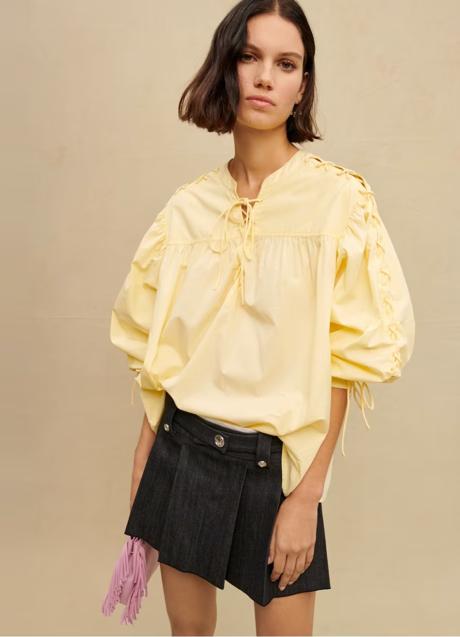 Imagen - Blusa amarillo pastel de Maje, 97,50 euros.
