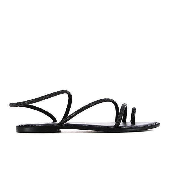 Sandalia plana con brillo de Camila's