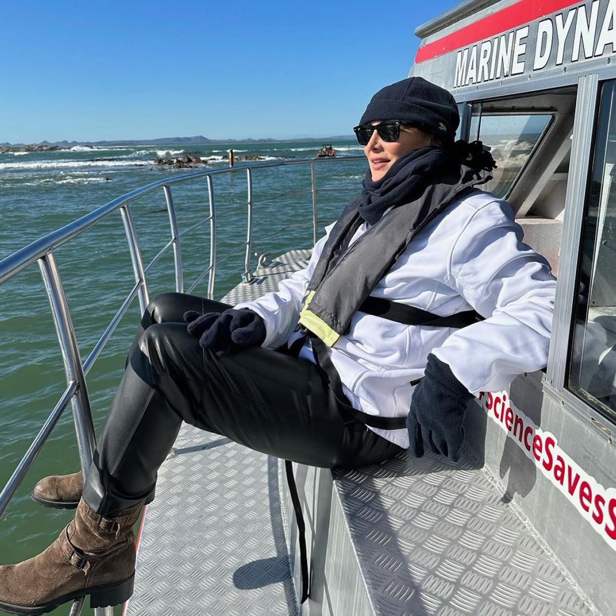 Tamara Falcó en Sudáfrica.