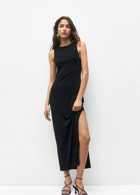 Imagen - Vestido negro con cut out en la espalda