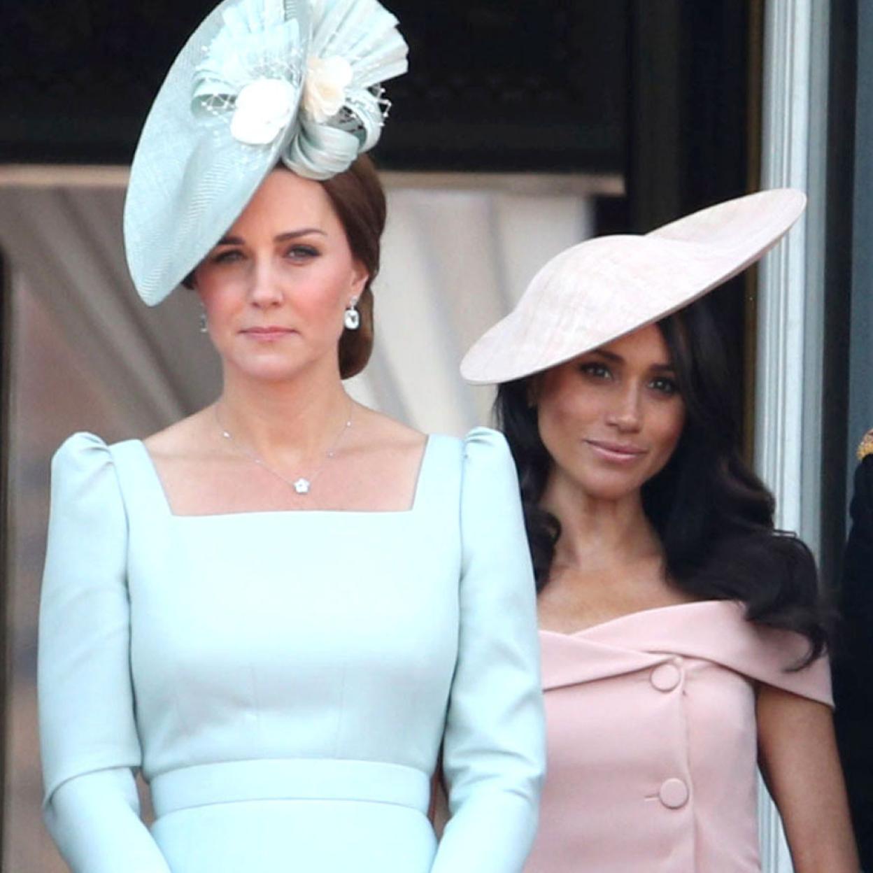 Kate Middleton y Meghan Marjle, cuando aún eran cuñadas bien avenidas. / 
