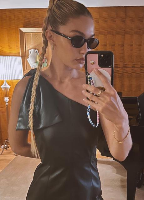 Imagen - Gigi Hadid con trenza/Instagram de Gigi Hadid