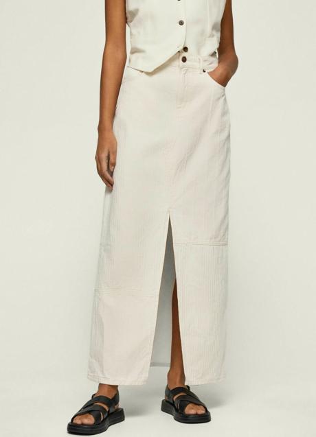 Imagen - Falda vaquera blanca de Pepe Jeans. Foto: Pepe Jeans.