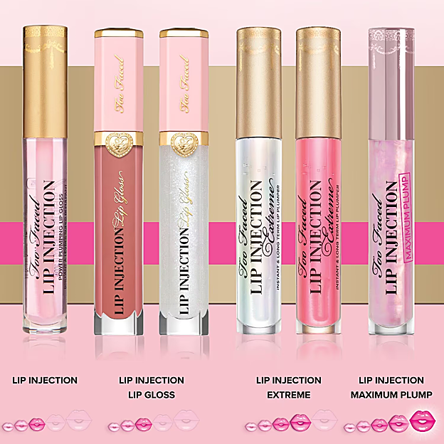 Los labiales voluminizadores de labios de Too Faced.