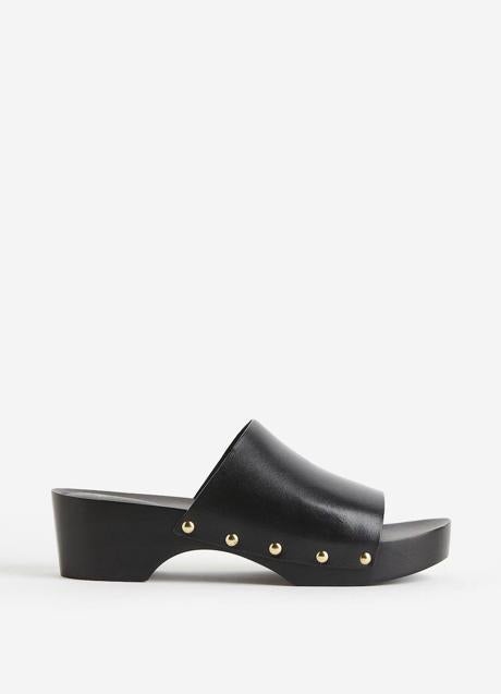 Imagen - Zuecos de piel con abertura