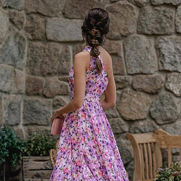 Peinado con trenza de invitadas, el más popular de la temporada