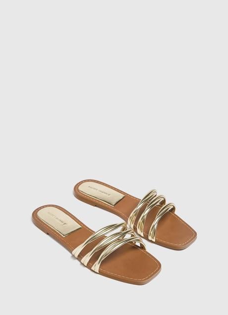 Imagen - Sandalias de pala doradas