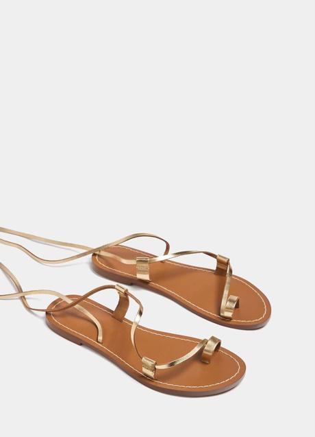 Imagen - Sandalias de gladiador en dorado