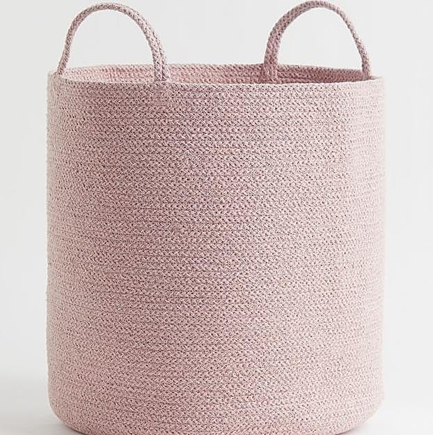 Cesta de almacenaje de algodón