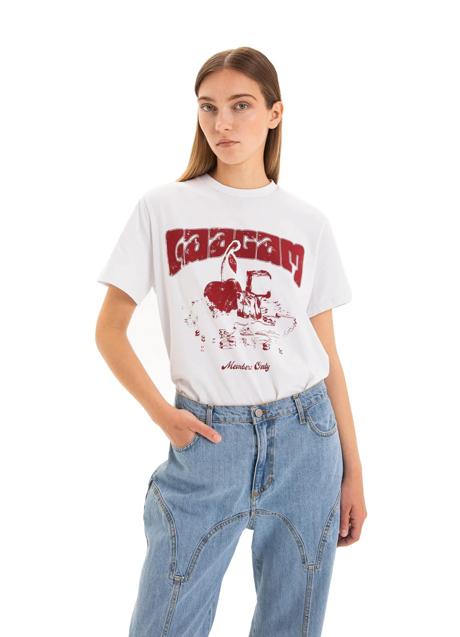 Imagen - Camiseta en blanco con logo de Laagam. Foto: Laagam.