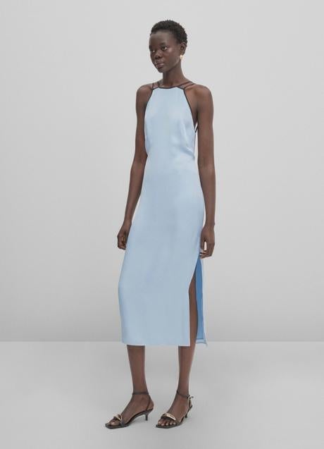 Imagen - Vestido azul de Massimo Dutti (99,99 euros)