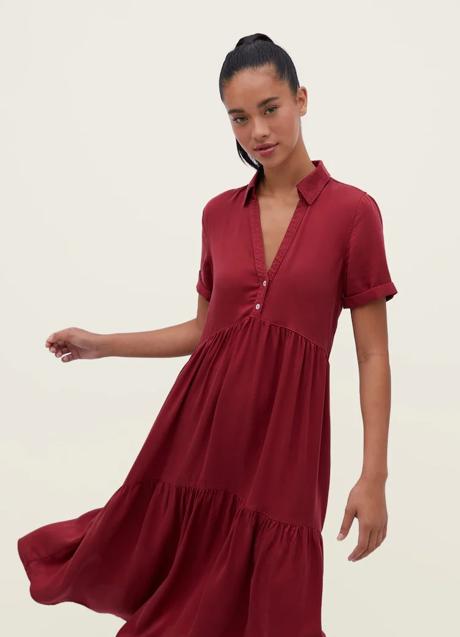 Imagen - Vestido camisero de Stradivarius (35,99 euros)