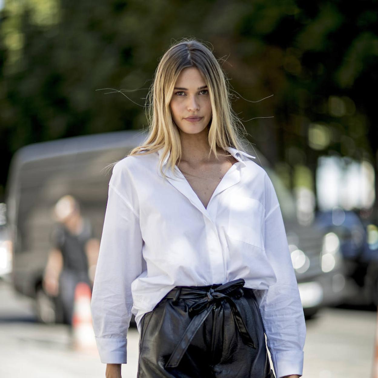 Modelo con pelo bonito